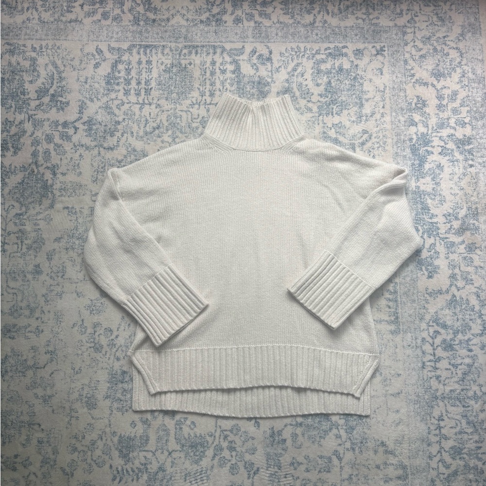 Abercrombie & Fitch White Cowl Neck Sweater